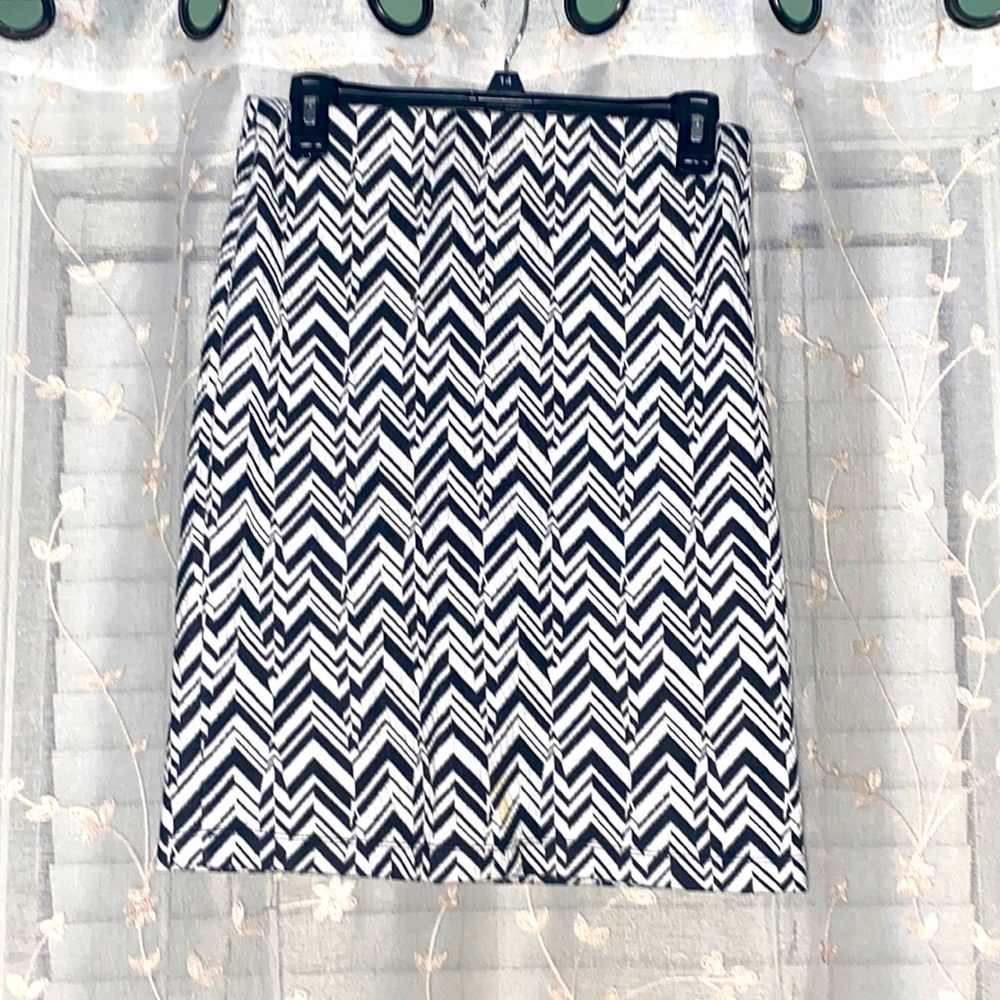 Chevron Pencil Skirt Size L (Womens)